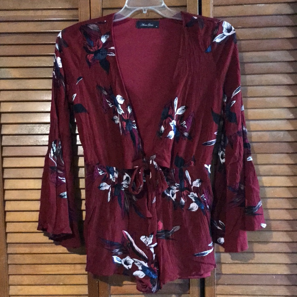 Garnet Floral Romper